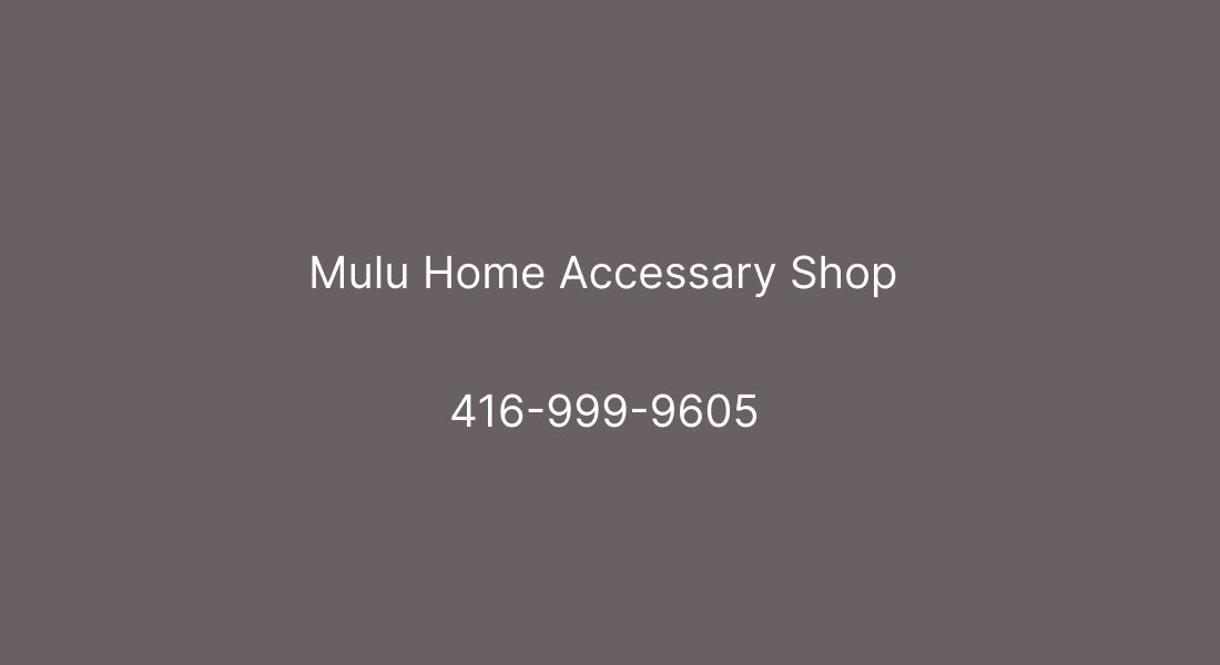 Mulu Home Accessory Shop