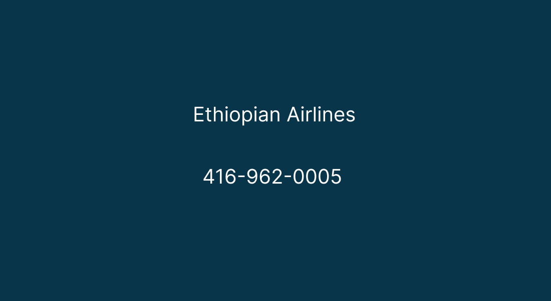 Ethiopian Airlines