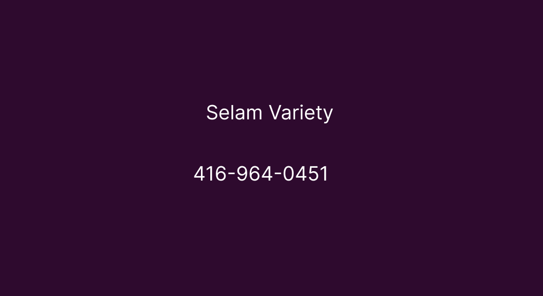 Selam Variety